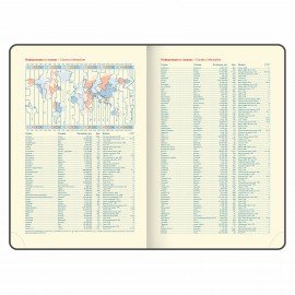 Ежедневник датированный 2025 А5 148х218 мм GALANT "Combi Contract", под кожу, темно-синий, 115711