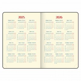 Ежедневник датированный 2025 А5 148х218 мм GALANT "Combi Contract", под кожу, черный, 115713