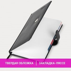 Ежедневник датированный 2025 А5 148х218 мм GALANT "Ritter", под кожу, черный, 115716