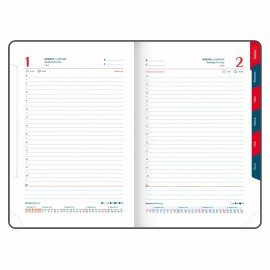 Ежедневник датированный 2025 А5 148х218 мм GALANT "Ritter", под кожу, черный, 115716