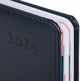 Ежедневник датированный 2025 А5 148х218 мм GALANT "Ritter", под кожу, темно-синий, 115717