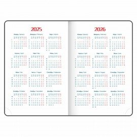 Ежедневник датированный 2025 А5 148х218 мм GALANT "Ritter", под кожу, темно-синий, 115717