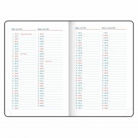 Ежедневник датированный 2025 А5 148х218 мм GALANT "Ritter", под кожу, темно-синий, 115717