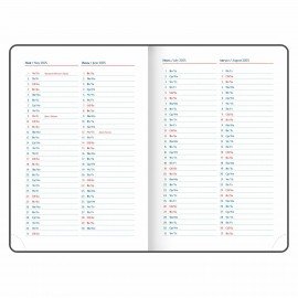 Ежедневник датированный 2025 А5 148х218 мм GALANT "Ritter", под кожу, бордовый, 115718