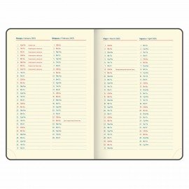 Ежедневник датированный 2025 А5 148х218 мм GALANT "Infinity Silver", под кожу, серый, 115724