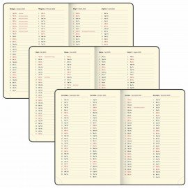 Ежедневник датированный 2025, БОЛЬШОЙ ФОРМАТ, 210х297 мм, А4, BRAUBERG "Imperial", под кожу, синий, 115739