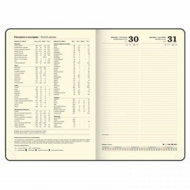 Ежедневник датированный 2025, БОЛЬШОЙ ФОРМАТ, 210х297 мм, А4, BRAUBERG "Imperial", под кожу, синий, 115739