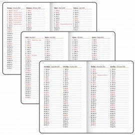 Ежедневник датированный 2025 МАЛЫЙ ФОРМАТ 100х150 мм А6, BRAUBERG "Select", балакрон, розовый, 115754
