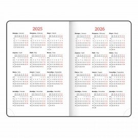 Ежедневник датированный 2025 МАЛЫЙ ФОРМАТ 100х150 мм А6, BRAUBERG "Select", балакрон, розовый, 115754