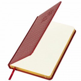 Ежедневник датированный 2025, А5, 138x213 мм, BRAUBERG "Comodo", под кожу, красный, 115773