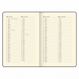 Ежедневник датированный 2025, А5, 138x213 мм, BRAUBERG "Comodo", под кожу, серо-зеленый, 115777