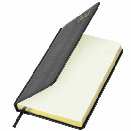 Ежедневник датированный 2025, А5, 138x213 мм, BRAUBERG "Iguana", под кожу, черный, 115779