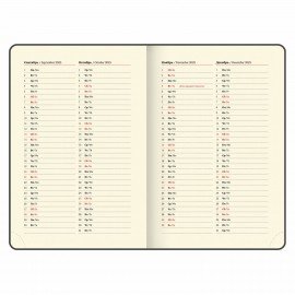 Ежедневник датированный 2025, А5, 138x213 мм, BRAUBERG "Iguana", под кожу, темно-фиолетовый, 115784