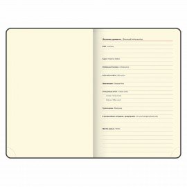 Ежедневник датированный 2025, А5, 138x213 мм, BRAUBERG "Imperial", под кожу, коричневый, 115786