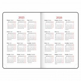 Ежедневник датированный 2025 А5 138x213 мм BRAUBERG "Rainbow", под кожу, бирюзовый, 115800