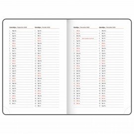 Ежедневник датированный 2025 А5 138x213 мм BRAUBERG "Rainbow", под кожу, розовый, 115802