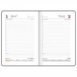 Ежедневник датированный 2025 А5 138x213 мм BRAUBERG "Rainbow", под кожу, черный, 115803