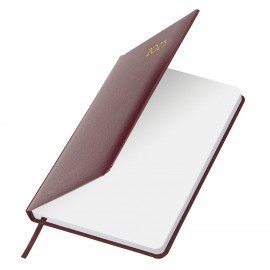 Ежедневник датированный 2025 А5 138x213 мм BRAUBERG "Select", балакрон, бордовый, 115810