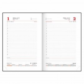 Ежедневник датированный 2025 А5 138x213 мм BRAUBERG "Senator", под кожу, коричневый, 115814