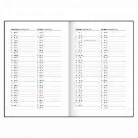 Ежедневник датированный 2025 А5 138x213 мм BRAUBERG "Senator", под кожу, коричневый, 115814