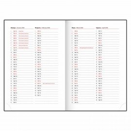 Ежедневник датированный 2025 А5 138x213 мм BRAUBERG "Senator", под кожу, синий, 115815