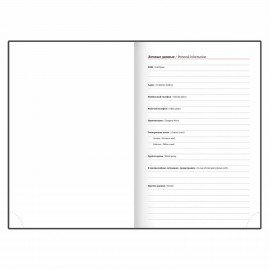 Ежедневник датированный 2025 А5 138x213 мм BRAUBERG "Senator", под кожу, синий, 115815