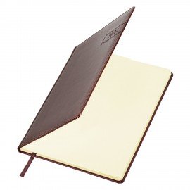 Еженедельник датированный 2025, 210х297 мм, А4, BRAUBERG "Imperial", под кожу, коричневый, 115943