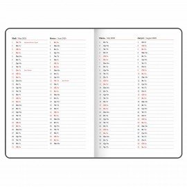 Еженедельник датированный 2025, 210х297 мм, А4, BRAUBERG "Wood", под кожу, бордовый, 115946