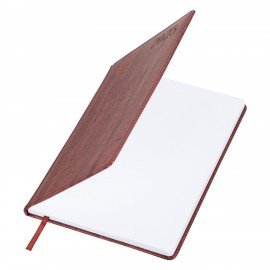 Еженедельник датированный 2025, 210х297 мм, А4, BRAUBERG "Wood", под кожу, бордовый, 115946