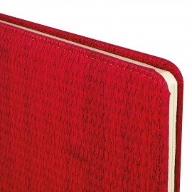 Еженедельник датированный 2025 А5 145х215 мм BRAUBERG "Augustus", под кожу, красный, 115950