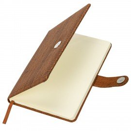 Еженедельник датированный 2025 А5 145х215 мм BRAUBERG "Augustus", под кожу, коричневый, 115952