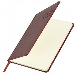 Еженедельник датированный 2025, А5, 145х215 мм, BRAUBERG "Imperial", под кожу, коричневый, 115963