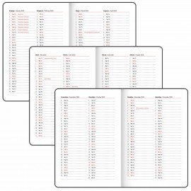 Еженедельник датированный 2025, А5, 145х215 мм, BRAUBERG "Party", под кожу, розовый, 115966