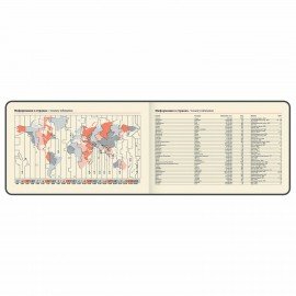 Еженедельник датированный 2025 МАЛЫЙ ФОРМАТ 95х155 мм А6, BRAUBERG "Unique", черный, 115998