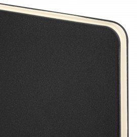 Еженедельник датированный 2025 МАЛЫЙ ФОРМАТ 95х155 мм А6, BRAUBERG "Unique", черный, 115998