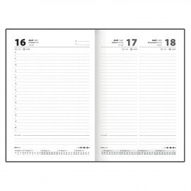 Ежедневник датированный 2025 145х215 мм, А5, STAFF, ламинированная обложка, "Blue Marble", 116021