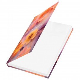 Ежедневник датированный 2025 145х215 мм, А5, STAFF, ламинированная обложка, "Ice flowers", 116030