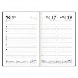 Ежедневник датированный 2025 145х215 мм, А5, STAFF, ламинированная обложка, "Ice flowers", 116030