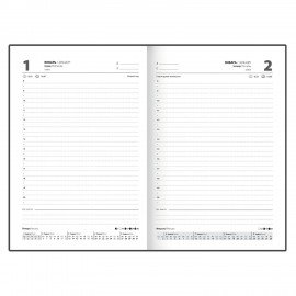 Ежедневник датированный 2025 145х215 мм, А5, STAFF, ламинированная обложка, "Котик", 116031