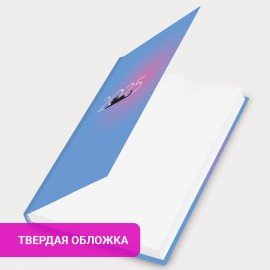 Ежедневник датированный 2025 145х215 мм, А5, STAFF, ламинированная обложка, "Котик", 116031