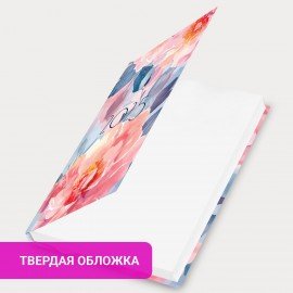 Ежедневник датированный 2025 145х215 мм, А5, STAFF, ламинированная обложка, "Flowers", 116032