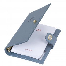 Ежедневник-органайзер недатированный B5 167х240мм BRAUBERG "Nova", под кожу, 160л, голубой, 116201