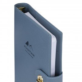 Ежедневник-органайзер недатированный B5 167х240мм BRAUBERG "Nova", под кожу, 160л, голубой, 116201