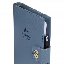 Ежедневник-органайзер недатированный B5 167х240мм BRAUBERG "Nova", под кожу, 160л, голубой, 116201