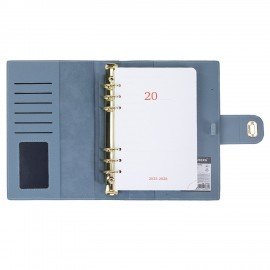 Ежедневник-органайзер недатированный B5 167х240мм BRAUBERG "Nova", под кожу, 160л, голубой, 116201