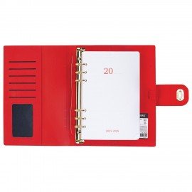 Ежедневник-органайзер недатированный B5 167х240мм BRAUBERG "Nova", под кожу, 160л, красный, 116203