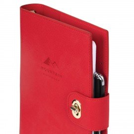 Ежедневник-органайзер недатированный B5 167х240мм BRAUBERG "Nova", под кожу, 160л, красный, 116203