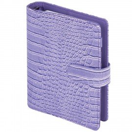 Ежедневник-органайзер недатированный B6 150x190мм BRAUBERG "Comodo", под кожу, 160л, сиреневый, 116208