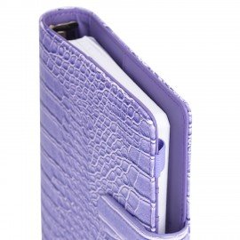 Ежедневник-органайзер недатированный B6 150x190мм BRAUBERG "Comodo", под кожу, 160л, сиреневый, 116208