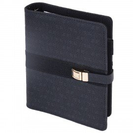 Ежедневник-органайзер недатированный В6 150х190мм BRAUBERG "Orion", под кожу, 160л, черный, 116209